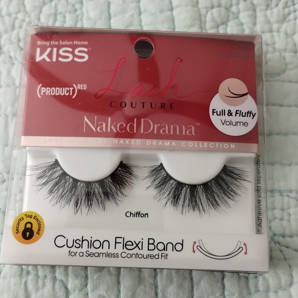 Kiss Lash Couture Naked Drama Chiffon False Eyelashes - Picture 1 of 4